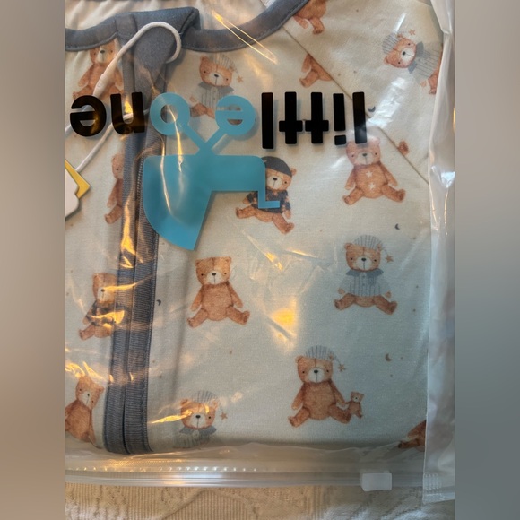 Little One Shop Bamboo One Piece Pajamas boy 3T NWT (4 pack) - Picture 2 of 5